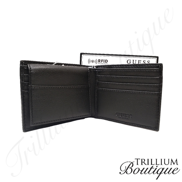 GUESS RFID Protection Black Wallet & Valet NWT - Picture 3 of 9